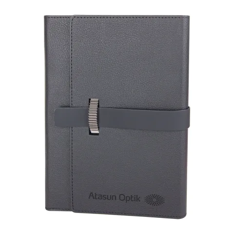 Demirtepe Tarihsiz Organizer Defter (17x22cm) Siyah