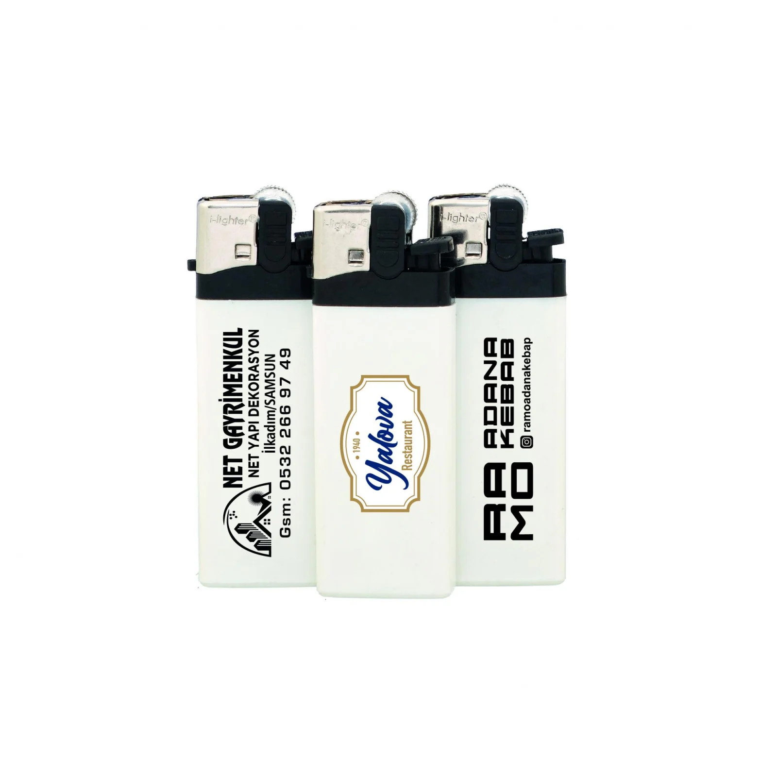 İ-Lighter Y-333 Taşlı Promosyon Çakmak