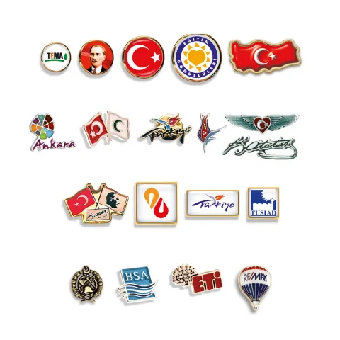 Maldiv Özel Döküm ve Domeks Baskılı Rozetler