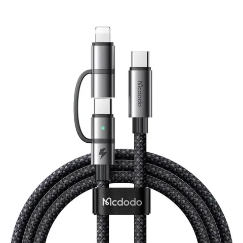 Mcdodo CA-0550 Lightning Yassı Şarj ve Data Kablosu 1M Siyah