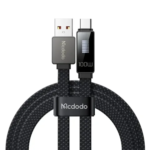 Mcdodo CA-4980 Type-c To USB 100w 6a Led Ritim Şarj Ve Data Kablosu-1.2m