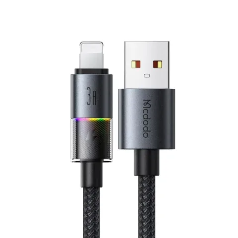Mcdodo CA-8170 Usb-ATo Lightning 7 Renkli Işıklı 1.2m Kablo