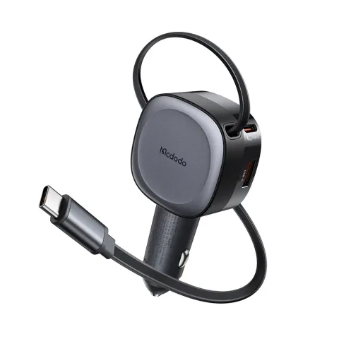 Mcdodo CC-1560 FreeGo Serisi 75W Geri Çekilebilir Kablolu Araç Şarj Cihazı