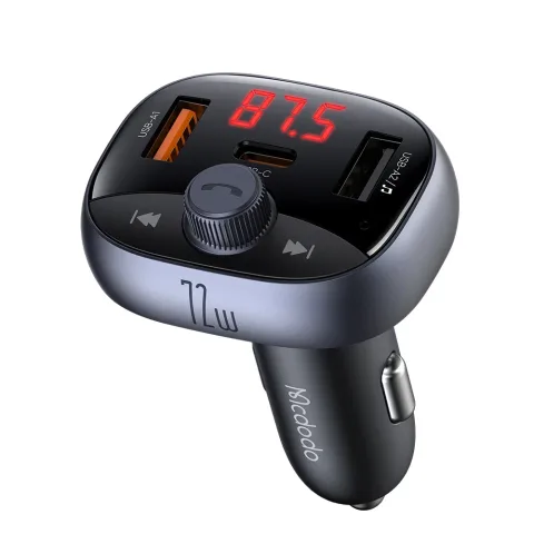 Mcdodo CC-5950 CarGo Serisi 72W Bluetooth FM Vericili Araç Şarj Cihazı