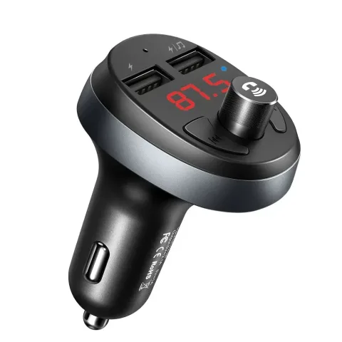Mcdodo CC-6880 3.1A 2xUSB Çıkışlı Bluetooth Kulaklıklı Araç Şarj Cihazı Siyah