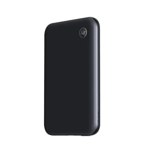 Mcdodo MC-2431 MetaAir Qi2.2 25W 10000mAh 35W Ultra İnce Metal Manyetik Kablosuz Powerbank Siyah