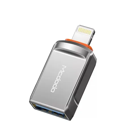 Mcdodo OT-8600 Usb-ATo Lightning Dönüştürücü Soket - Gri