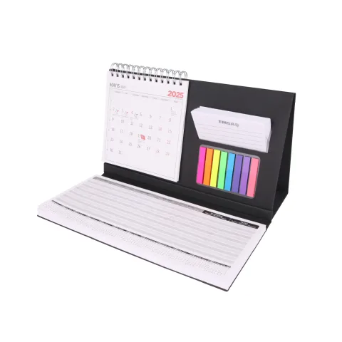Pm-01 Postitli Üçgen Masa Takvimi